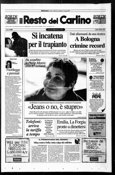 Il Resto del Carlino : giornale dell'Emilia